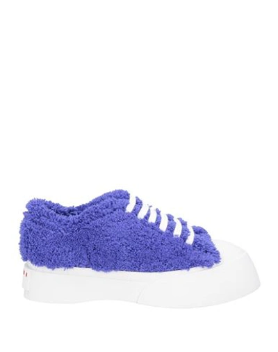 Shop Marni Woman Sneakers Purple Size 7 Textile Fibers