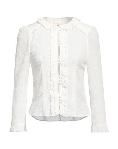 Isabel Marant Woman Shirt White Size 8 Polyester, Elastane In White
