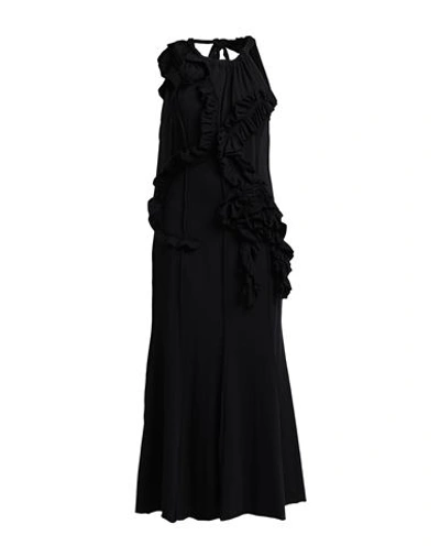 Shop Dries Van Noten Woman Maxi Dress Black Size S Cotton