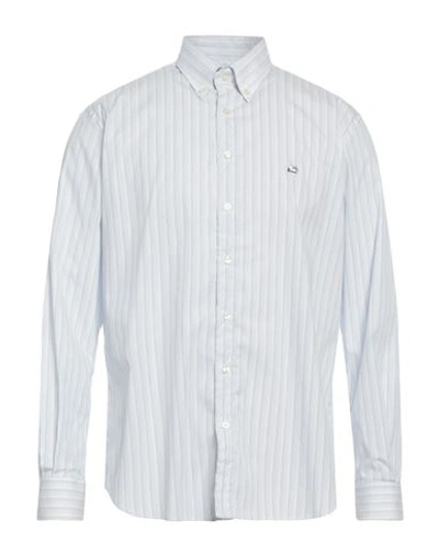 Shop Etro Man Shirt White Size 15 ½ Cotton, Polyamide, Elastane