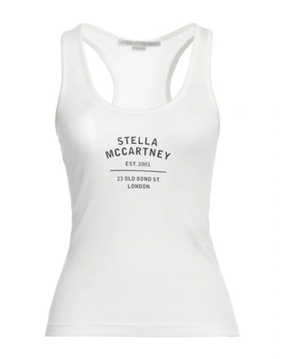 Shop Stella Mccartney Woman Top Off White Size 4-6 Lyocell, Cotton