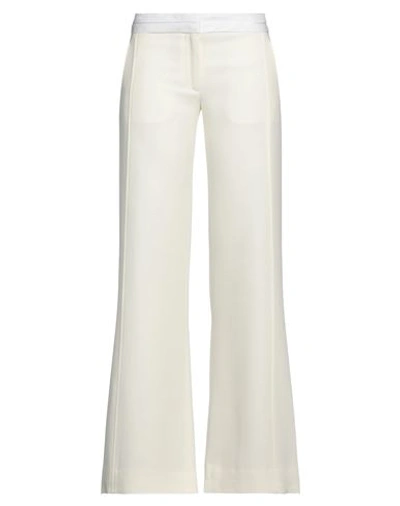 Victoria Beckham Viscose Pants In White