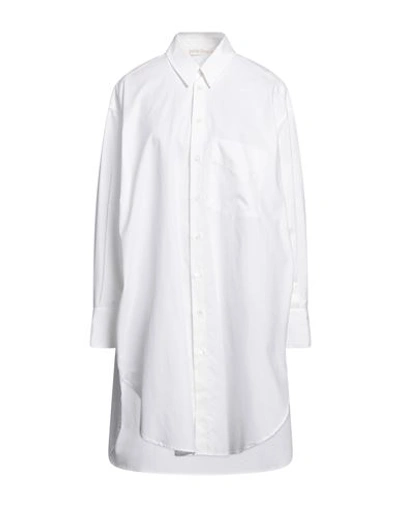 Shop Palm Angels Woman Shirt White Size 6 Cotton