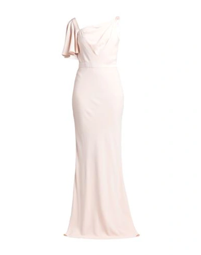 Shop Alexander Mcqueen Woman Maxi Dress Pink Size 6 Viscose, Acetate