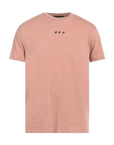 Shop Neil Barrett Man T-shirt Pastel Pink Size Xl Cotton