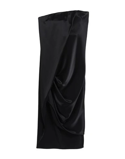 Shop Loewe Woman Mini Dress Black Size 6 Triacetate, Polyester, Polyamide, Elastane