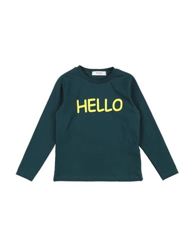 Shop Vicolo Toddler Girl T-shirt Dark Green Size 6 Cotton, Elastane