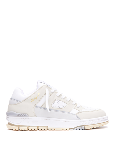 Axel Arigato Low-top Sneakers With Textured Panels And Cushioned Sole In White