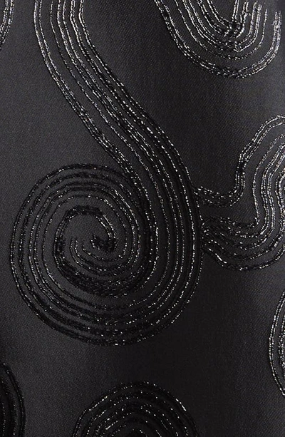 Shop Stine Goya Brethel Metallic Babydoll Minidress In Swirl