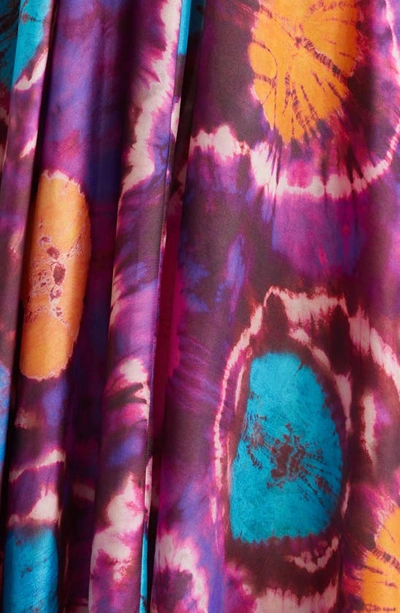 Shop Zimmermann Acadian Tie Dye Silk Maxi Skirt In Tie Dye Multi