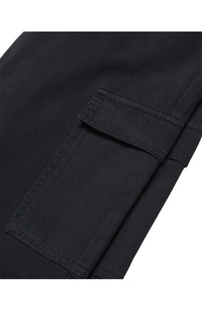 Mango Cargo Straight Leg Jeans In Charcoal