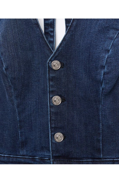Mango One-piece Suit Dark Blue In Dark Blue
