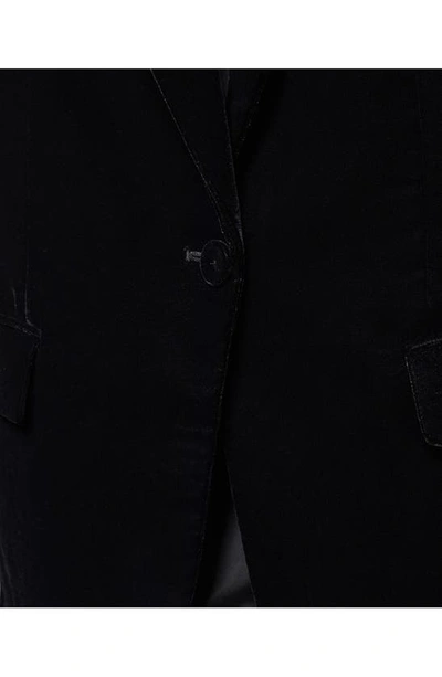 Mango Women's Velvet Bomber Jacket In Black