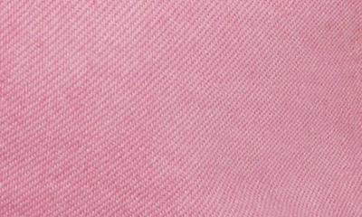 Shop Mango Denim Crop Top In Bubblegum Pink