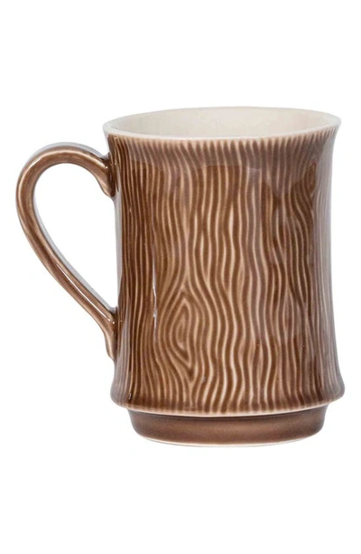Juliska Forest Walk Set Of 4 Animal Mugs In Walnut/ Cafe Au Lait