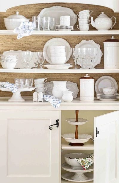 Shop Juliska Berry & Thread Set Of 2 Oval Ceramic Baking Dishes In Whitewash