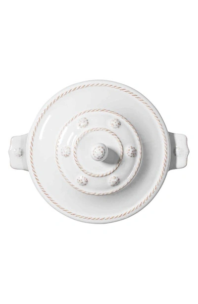 Juliska Berry & Thread Whitewash Mini Cocotte In Whitewash