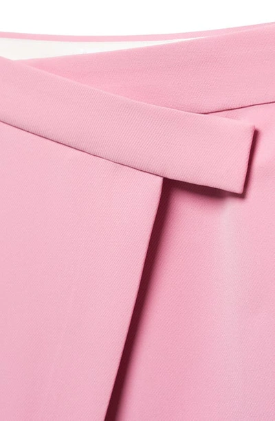 Mango Women's Wrap Miniskirt In Fuchsia