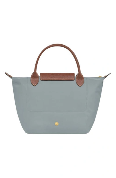 Shop Longchamp 'mini Le Pliage' Handbag In Steel