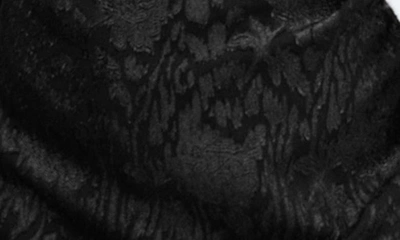 Mango Robe Jacquard Lurex In Black