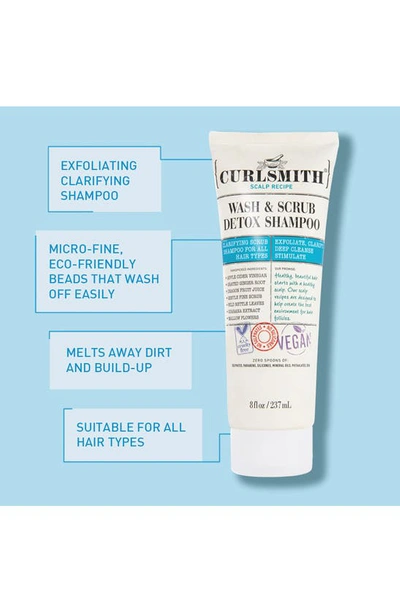 Curlsmith Wash & Scrub Detox Shampoo