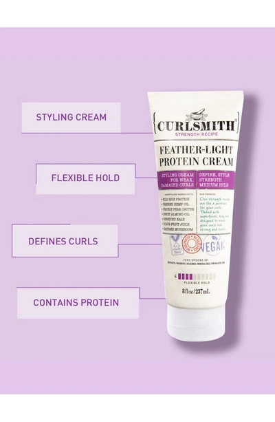 Shop Curlsmith Feather-light Protein Cream, 8 oz