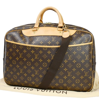 Pre-owned Louis Vuitton Alizé Canvas Travel Bag () In Brown