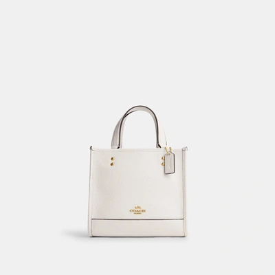Shop Coach Outlet Dempsey Tote 22 In Gold