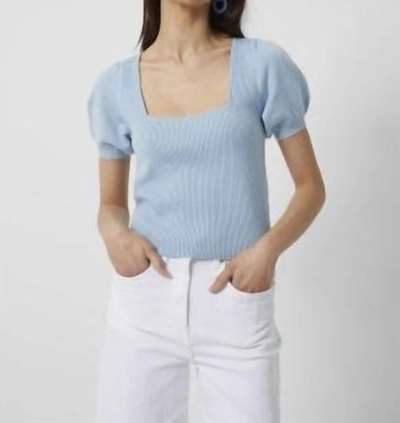 Shop French Connection Jaida Top In Forget Me Not In Blue