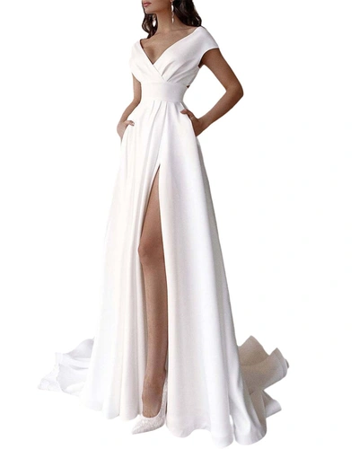 Shop Silvia Rufino Maxi Dress In White
