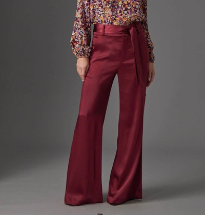 Gilner Farrar Oaklyn Pant In Burgundy In White