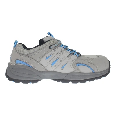 Shop Worx Steel Toe Work Shoe Gray/blue 5397 Men's In Grey