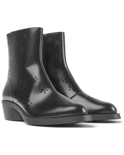 Shop Camper Bonnie Leather Medium Boot In Black