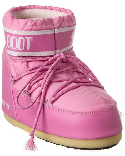 Shop Moon Boot Icon Low Nylon Boot In Pink