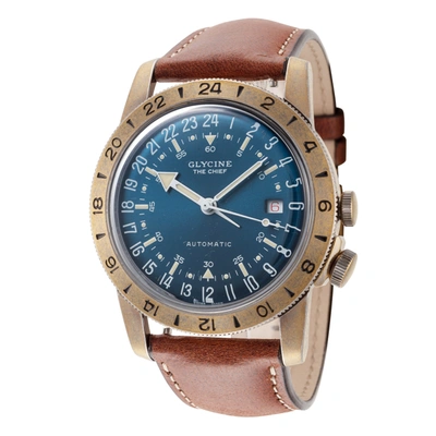 Shop Glycine Men's Airman The Chief 40mm Automatic Watch In Gold