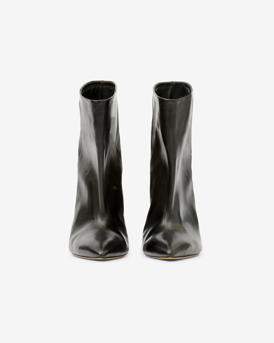 Shop Isabel Marant Miyako Low Boots In Black