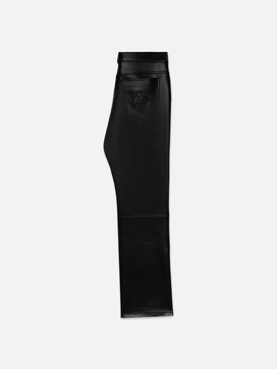 Frame Ritz Men's Leather Pants In White