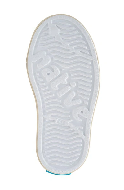 Shop Native Shoes Jefferson Water Friendly Perforated Slip-on In Shell White/ Safari Friends
