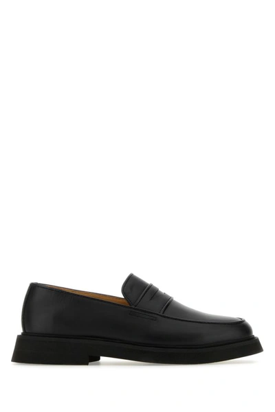 Shop Apc A.p.c. Unisex Black Leather Gael Loafers