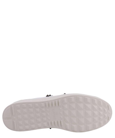 Shop Valentino Rockstud Untitled Sneakers In White