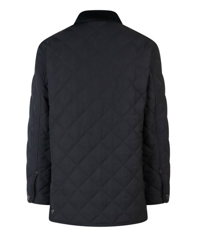 Shop Burberry Jacket In Black