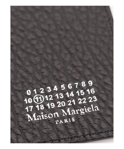 Shop Maison Margiela Credit Card Holder In Black