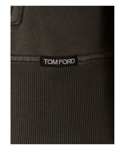 Shop Tom Ford Hoodie In Grey