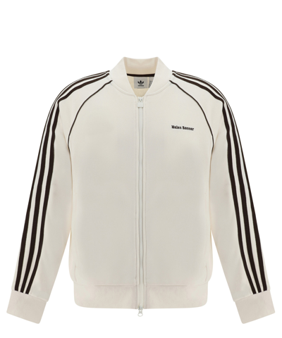 Shop Adidas Originals Adidas X Wales Bonner Zip-up Sweatshirt In White