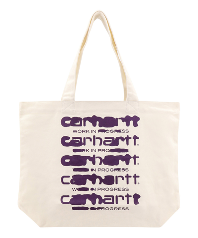 Shop Carhartt Tote Bag In White