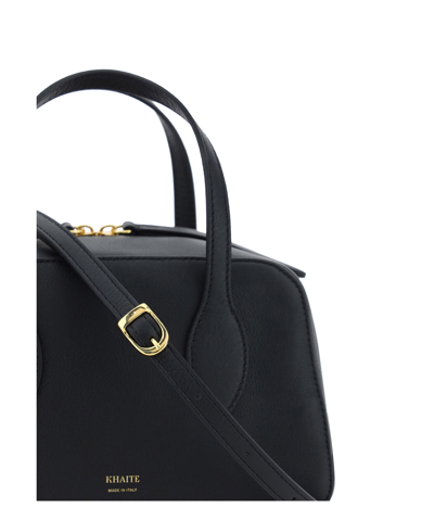 Shop Khaite Maeve Small Handbag In Black
