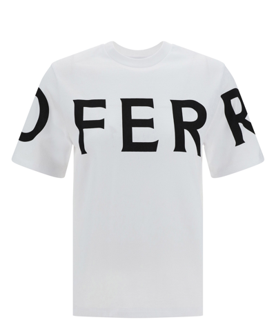 Shop Ferragamo T-shirt In White