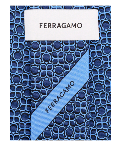 Shop Ferragamo Tie In Blue