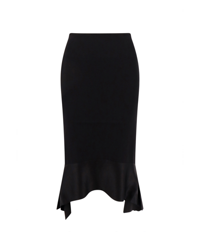 Shop Totême Midi Skirt In Black