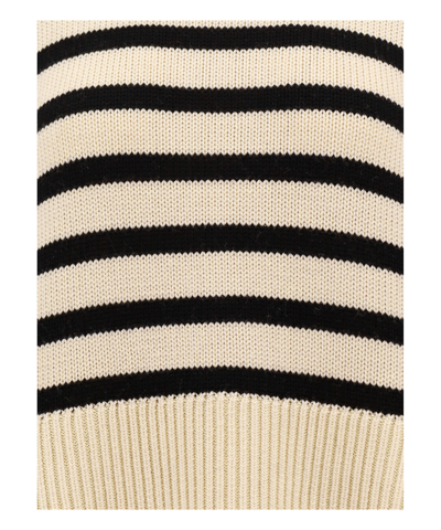 Shop Totême Oversize Roll-neck Sweater In Beige